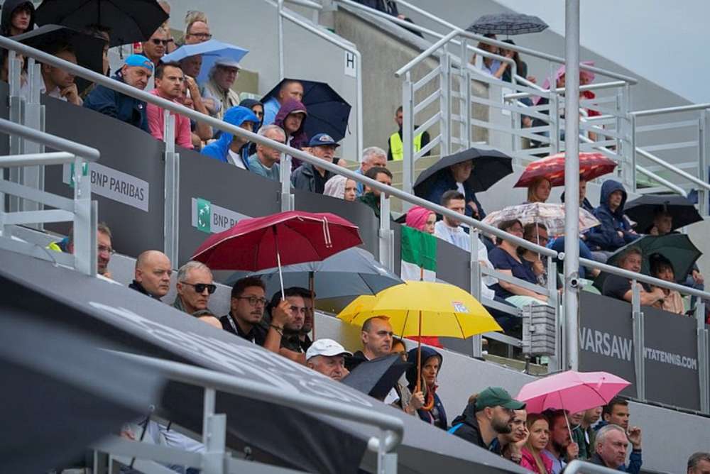 Sobotni deszcz skomplikował plany organizatorom warszawskiego turnieju. 
