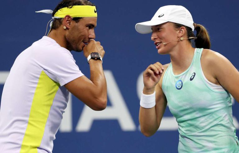 Cori „Coco” Gauff i John McEnroe. Fot. US Open Tennis