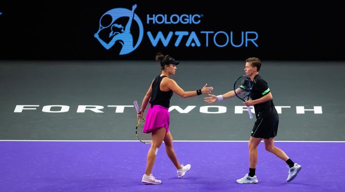 Desirae Krawczyk i Demi Schuurs. Fot. WTA Finals 2022