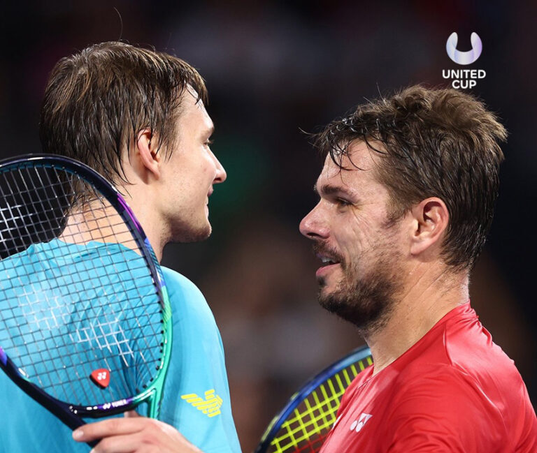 Stan Wawrinka pokonał Alexandra Bublika 6:3, 7:6 (3).