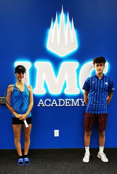  Oliwia Sybicka oraz Jan Urbański w IMG Academy na Florydzie.