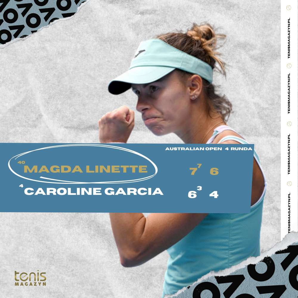 Magda Linette pokonała Carolinę Garcię.