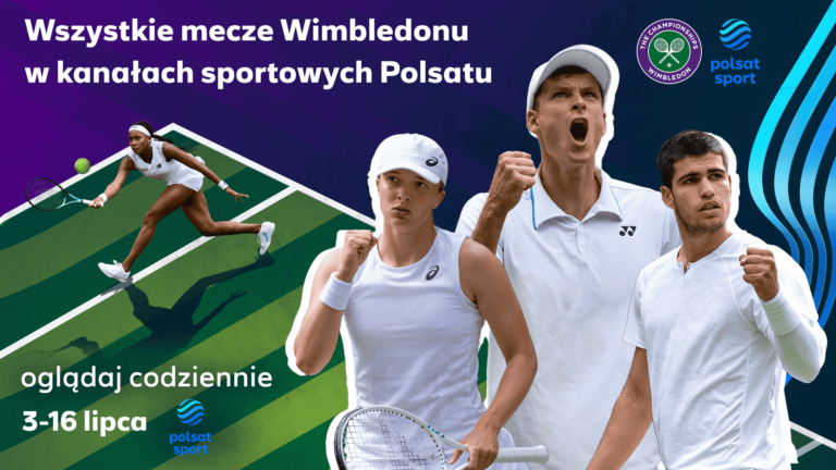 Turniej na kortach Wimbledonu będzie można oglądać w kanałach sportowych Polsatu.