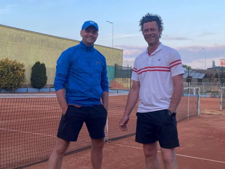 Bartosz Bramiński i Marcin Łakomy chcą realizować wiele tenisowych pomysłów.