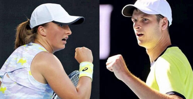 Iga Świątek jest liderka rankingu WTA, a Hubert Hurkacz - najlepszy obecnie polski tenisista - zajmuje 18 miejsce w rankingu ATP.