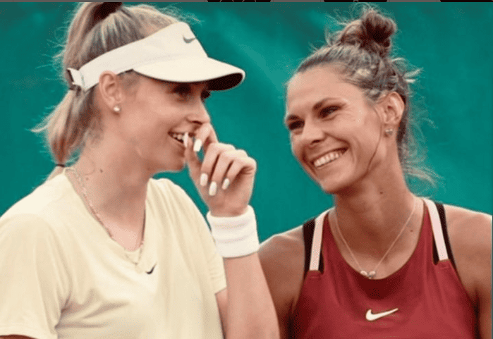 Para Katarzyna Piter i Fanny Stollar awansowała do półfinału rozgrywanego w Budapeszcie turnieju WTA 250 Hungarien Grand Prix. Fot. Archiwum K. Piter