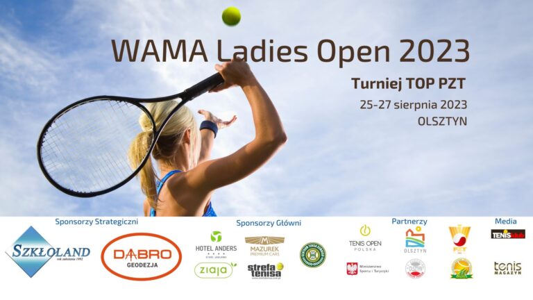 WAMA Ladies Open 2023 w dniach 25-27 sierpnia w Olsztynie.