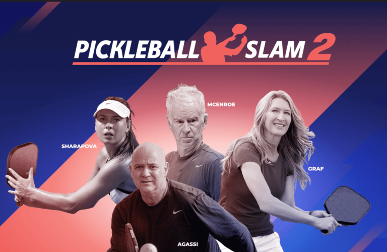 Plakat promujący przyszłoroczny Pickleball Slam 2.