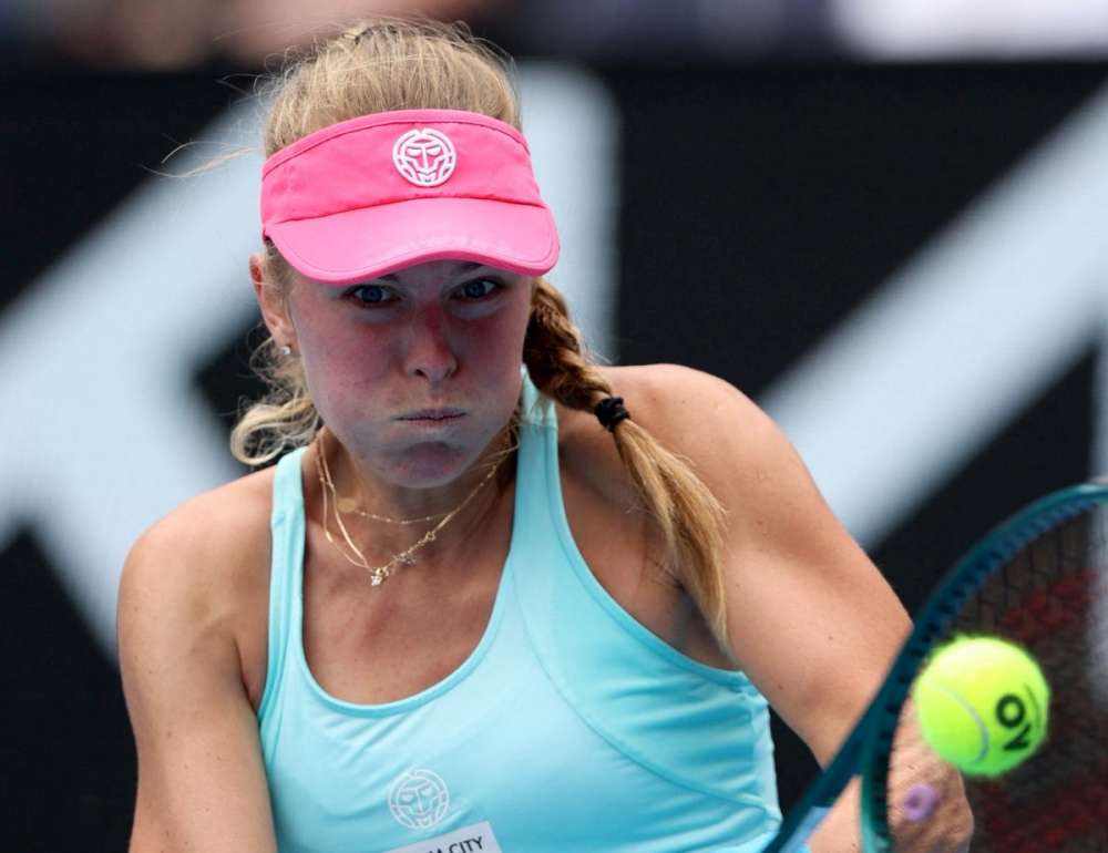 Magdalena Fręch zagra z Petrą Martić w pierwszej rundzie turnieju w Dubaju. Fot. Australian Open 2024