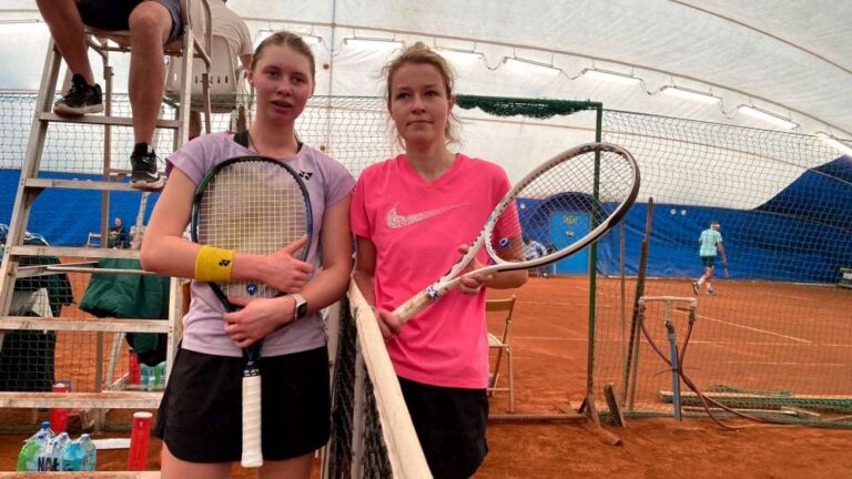 Sara Twardowska (z prawej) i Ukrainka Yevie Filerko. Fot. Weronika Krupko