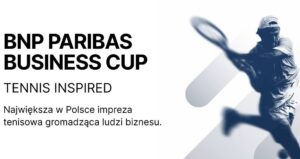 Cykl Business Cup rozgrywany jest od 13 lat. Pełna nazwa tegorocznej edycji rozgrywana jest pod nazwą BNP Paribas Business Cup. Grafika Business Cup
