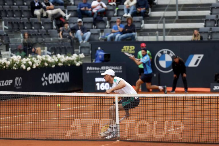 Hugo Nys i Jan Zieliński zameldowali się w półfinale gry podwójnej turnieju ATP 500 rozgrywanego na kortach ziemnych w Barcelonie. Fot. Sandra Kalinowska/Tenis Magazyn