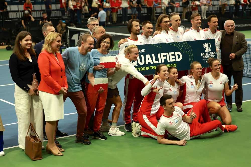 W finałowym turnieju BJKC (czwarta edycja pod tą nazwą, wcześniej w latach 1963-2019 Fed Cup) wystąpi reprezentacja Polski, która pokonała w Biel reprezentację Szwajcarii 4:0. Fot. Monika Piecha/PZT