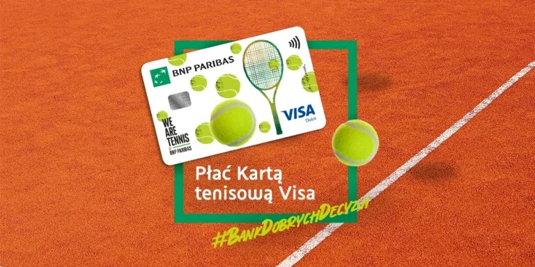 Tak prezentuje się Karta tenisowa. Fot. Materiały prasowe BNP Paribas