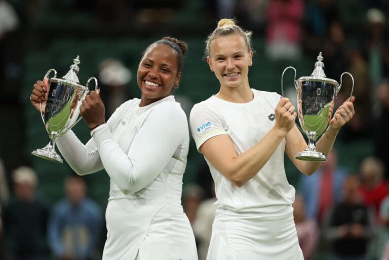 Katerina Siniakova and Taylor Townsend