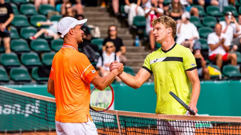 Kamil Majchrzak po raz drugi w sezonie pokonała Maksa Kaśnikowskiego. Fot. Paweł Rychter/Enea Poznań Open