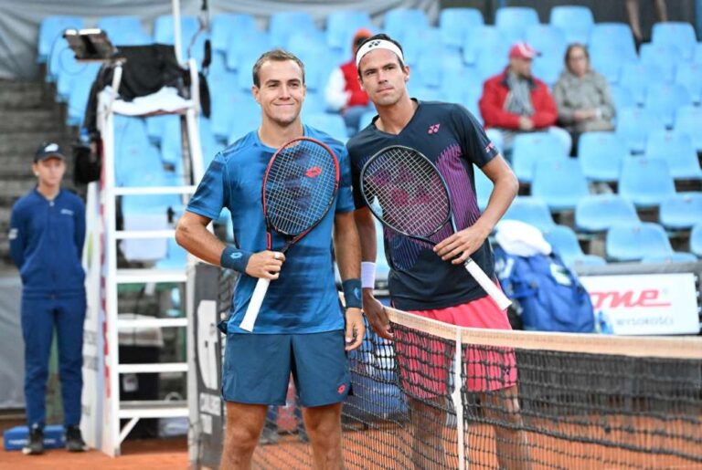 Daniel Michalski i Daniel Altmaier. Fot. Materiały prasowe Invest in Szczecin Open