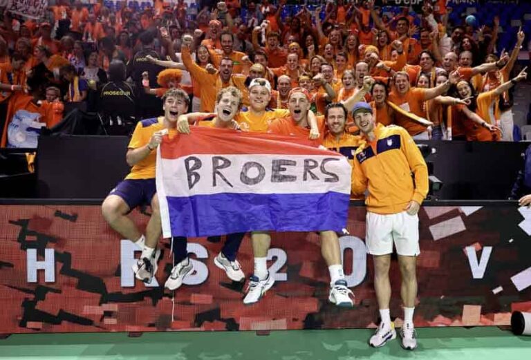 Reprezentacja Holandii w turnieju Davis Cup. Fot. @DavisCup