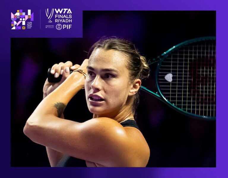Aryna Sabalenka dosyć pewnie pokonała Zheng Qinwen. Fot. @WTA