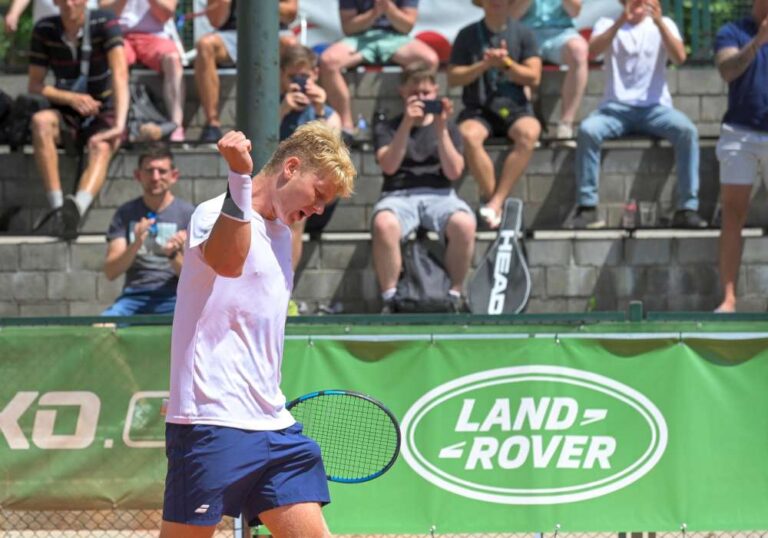 Maks Kaśnikowski przebrnął pierwszą rundę kwalifikacji Australian Open 2025. Fot. LOTOS PZT Polish Tour/PZT