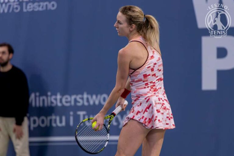 Urszula Radwańska zagra w 1/4 finału ITF W75 Winter Polish Open w Lesznie. Fot. Leszno Tenis Klub