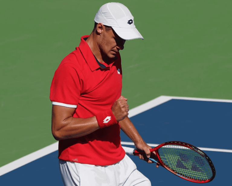 Kamil Majchrzak bardzo dobtze radzi sobie w challengerze ATP w San Diego. Fot. ATP Tour/Challenger Busan