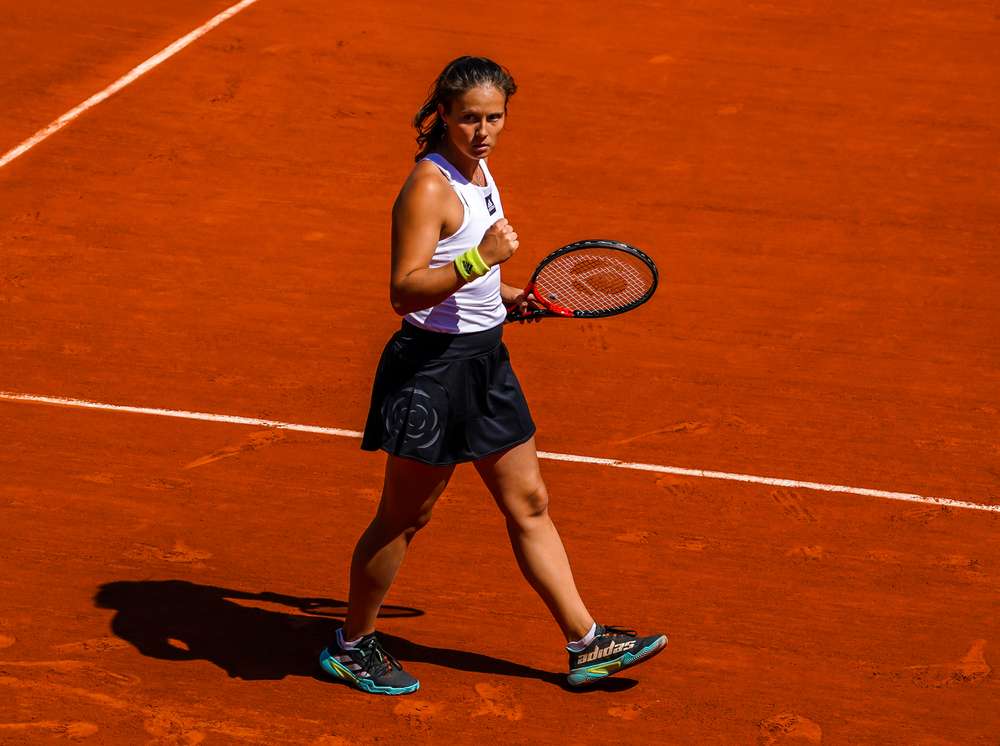 Daria Kasatkina podczas turnieju Rolanda Garrosa w 2022 roku. Fot. www.depositphotos.com