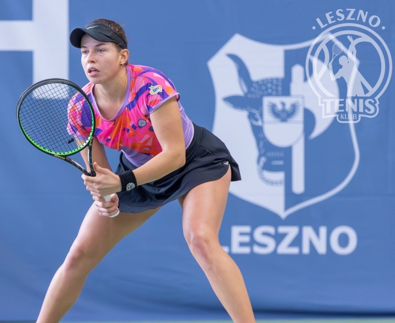 Weronika Falkowska znowu walczy o punkty Bużumburze. Fot. Leszno Tenis Klub