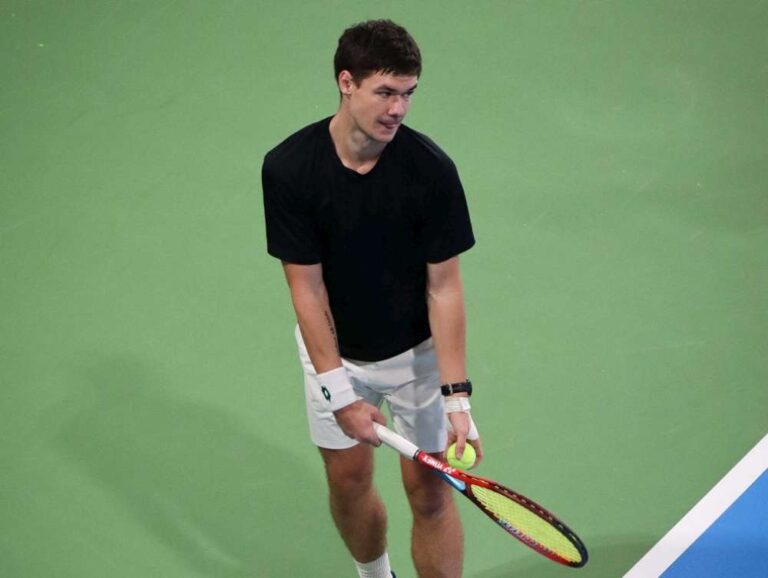 Kamil Majchrzak jest o jeden krok od awansu do turnieju głównego w Indian Wells. Fot. Olga Pietrzak