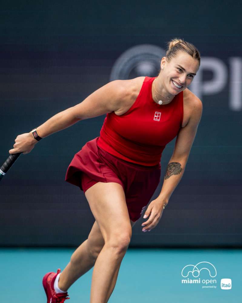 Aryna Sabalenka pewnie pokonała Jasmine Paolini i zagra o tytuł turnieju WTA 1000 na Florydzie. Fot. Miami Open 2025