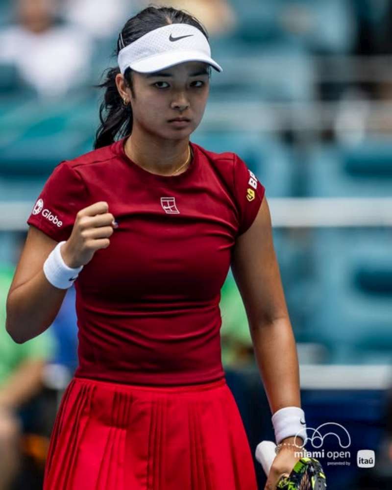 Alexandra Eala uchodzi za duży tenisowy talent. Fot. Miami Open 2025