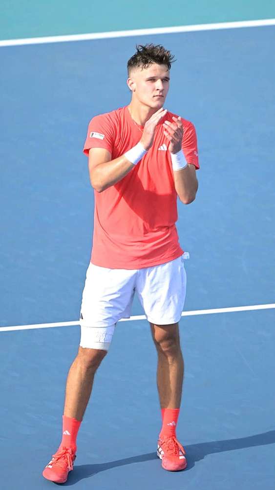 19-letni czeski tenisista Jakub Mensik. Fot. David Kozubek/Tenis Photo