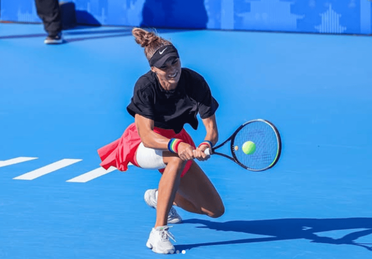 Katarzyna Piter i Mayar Sherif staną przed szansą zdobycia tytułu mistrzowskiego w grze podwójnej podczas turnieju WTA 500 Merida Open Akron. Fot. WTA Tour/Archiwum prywatne K. Piter