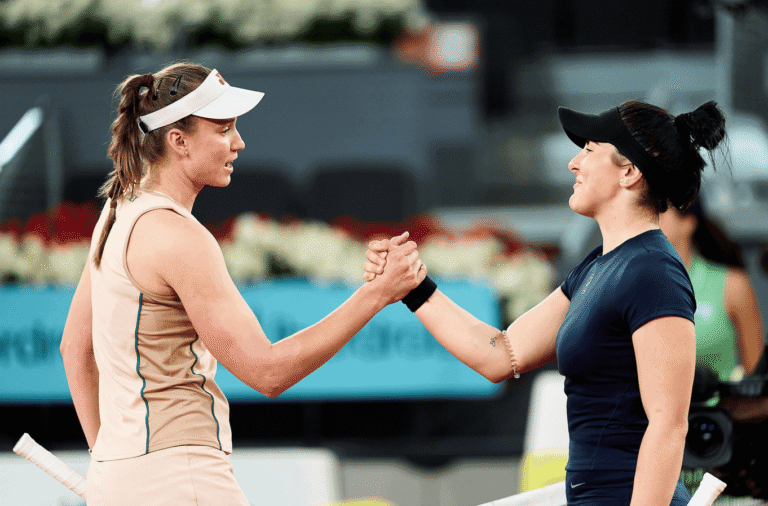 Elena Rybakina pokonała Biancę Andreescu. Fot. Mutua Madrid Open 2025/WTA Tour