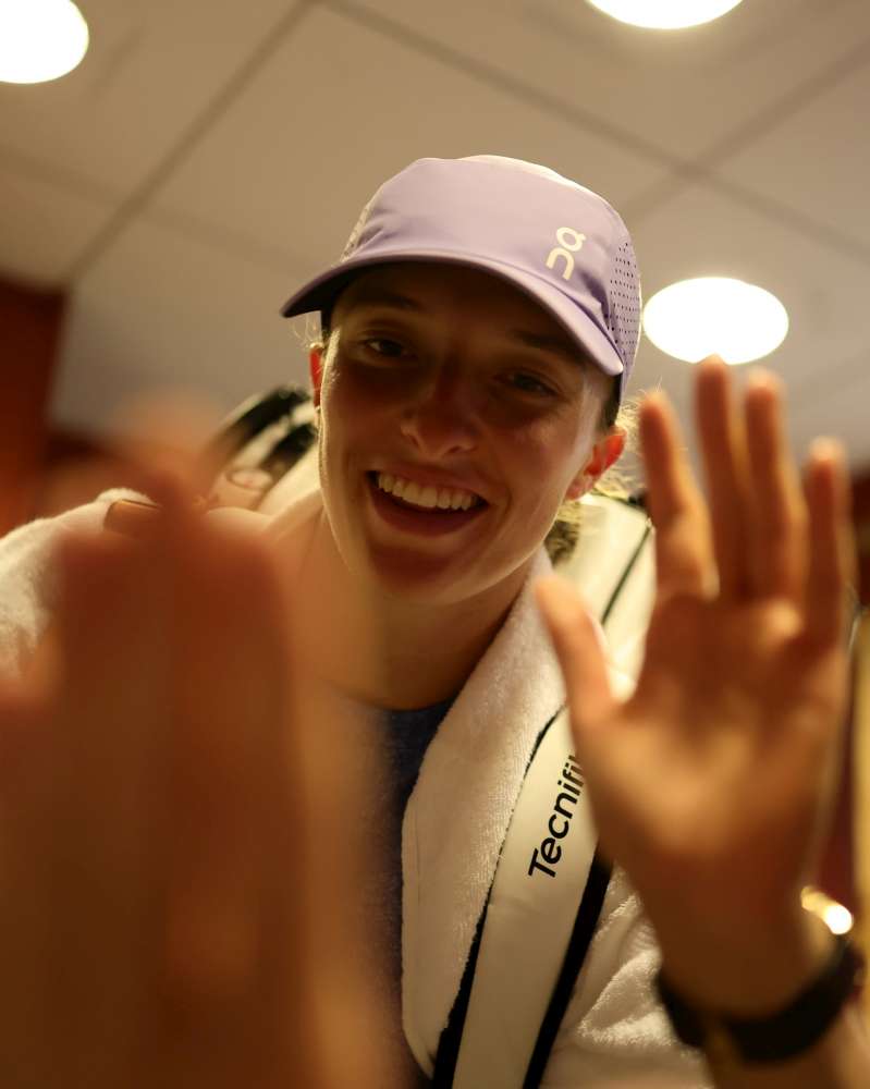 Iga Świątek gra dalej i będzie rywalizować w drugim tygodniu turnieju im. Rolanda Garrosa. Fot. Roland Garros 2025