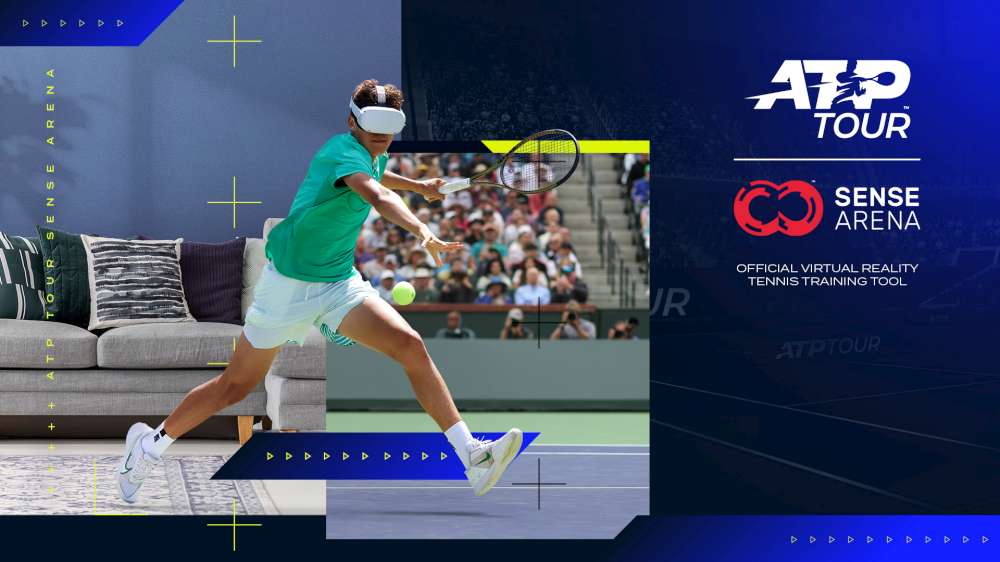 SenseArena, czyli urządzeniu, które umożliwia symulowanie prawdziwych scenariuszy tenisowych poza kortem. Fot. ATP Tour/SenseArena