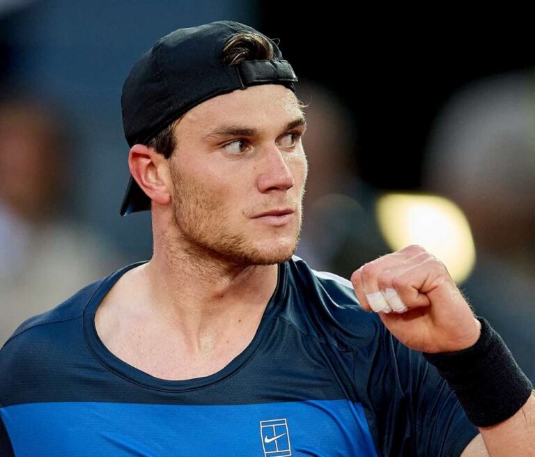 Tenisista brytyjski Jack Draper pokonał w półfinale w Madrycie Włocha Lorenzo Musettiego. Fot. Mutua Madrid Open 2025/ATP Tour