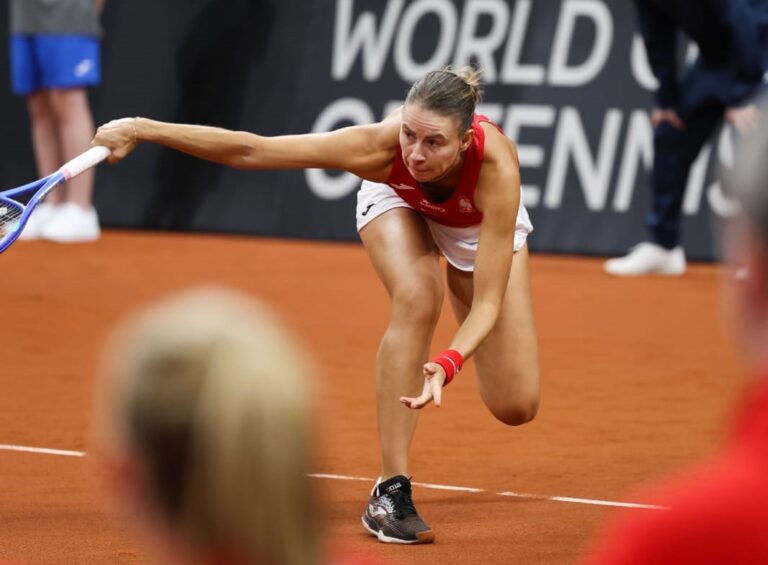 Magda Linette na trzeciej rundzie zakończyła udział w turnieju Internazionali BNL 2025 d'Italia w Rzymie przegrywając – ale po dobrym meczu – z Amerykanką Coco Gauff. Fot. Olga Pietrzak