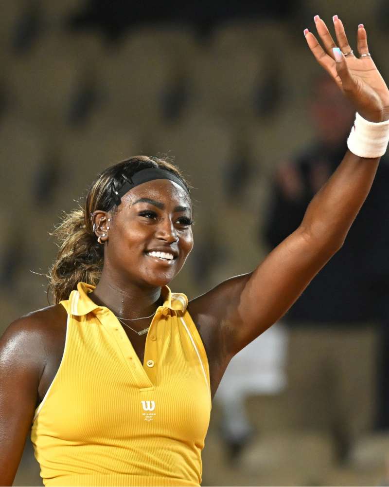Amerykanka Alycia Parks, wyeliminowała finalistkę Roland Garros 2023 Czeszkę Karolinę Muchovą. Fot. Roland Garros 2025