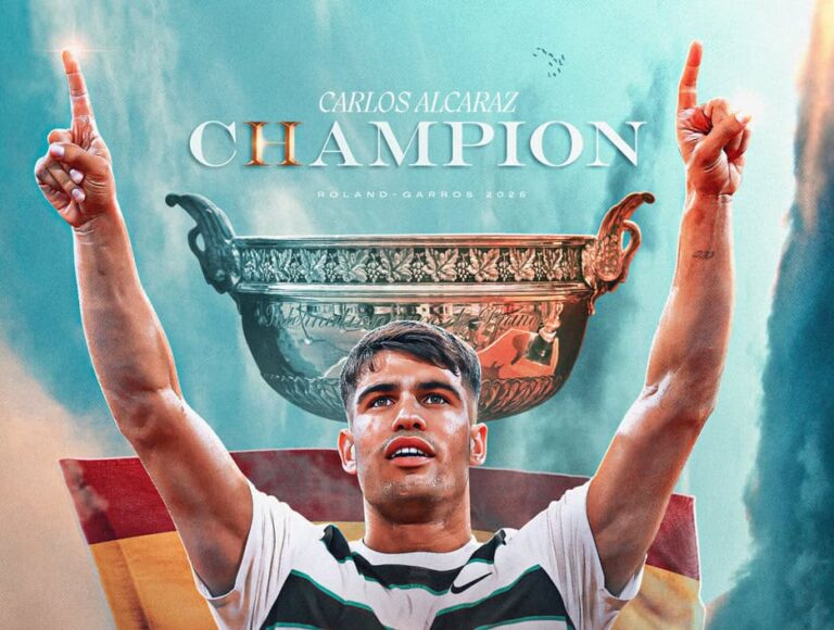 To piąty w karierze i drugi z rzędu zdobyty w Roland Garros tytuł wielkoszlemowy Carlosa Alcaraza w grze pojedynczej mężczyzn