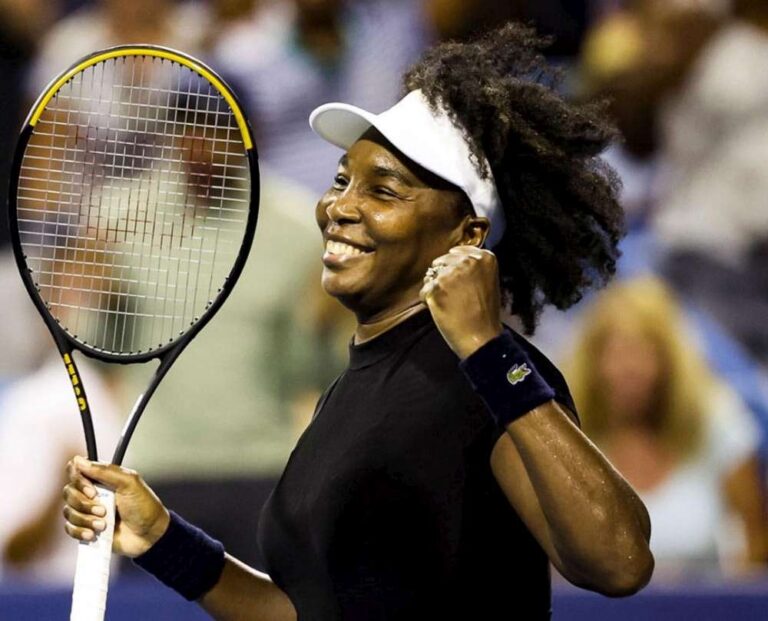 Venus Williams będzie rywalkę Magdaleny Fręch w drugiej rundzie turnieju w Waszyngtonie. Fot. Mubadala Citi DC Open 2025