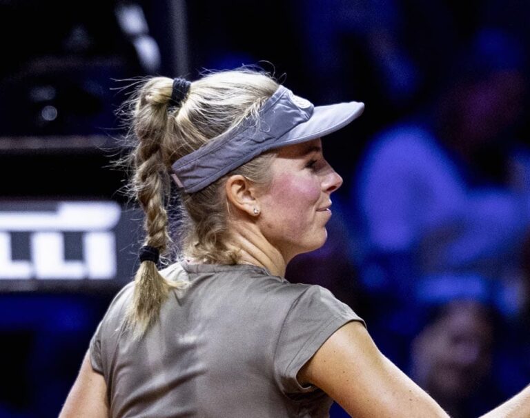 Magdalena Fręch ani razu w starciu z Talią Gibson nie czuła się zagrożona. Fot. Tomasz Barański
