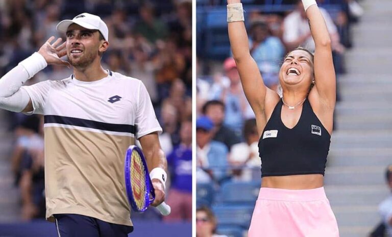 Francuz Benjamin Bonzi i Meksykanka Renata Zarazua sprawili największe niespodzianki w pierwszych dniach US Open 2025. Fot. US Open