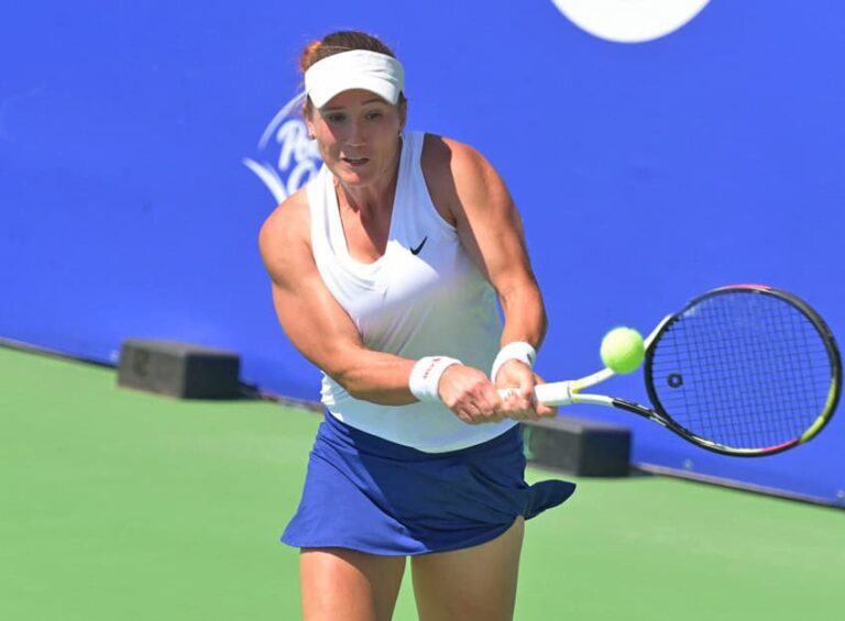 Katarzyna Kawa przegrała pierwszy mecz w eliminacjach US Open 2025. Fot. Polish Open 2023 PZT