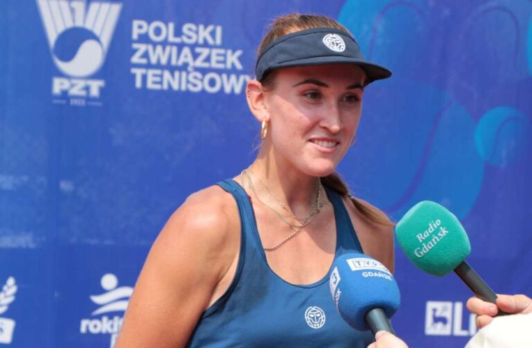 Gina Feistel świetnie się wywiązuje z roli jednej z faworytek do tytułu w imprezie w Radomiu zamykającej siódmą już edycję LOTTO PZT Polish Tour. Fot. Marta Kurzacz