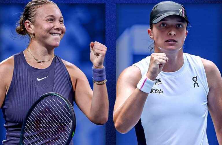 W ćwierćfinale przeciwniczką Igi Świątek będzie rozstawiona z numerem ósmym Amerykanka Amanda Anisimova. Fot. US Open 2025/WTA Tour