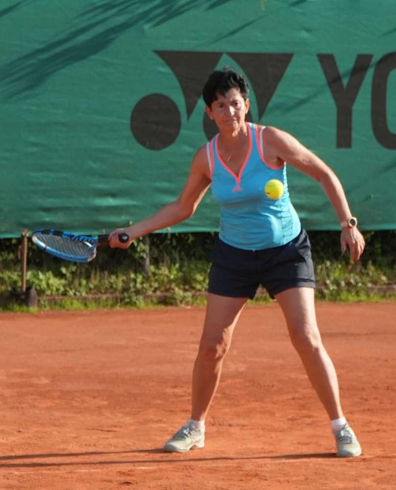 - Tenis bardzo mi się spodobał, a ja mam twardy charakter i łatwo się nie poddaję - mówi Anna Wicha. Fot. Bronisław Trzpis