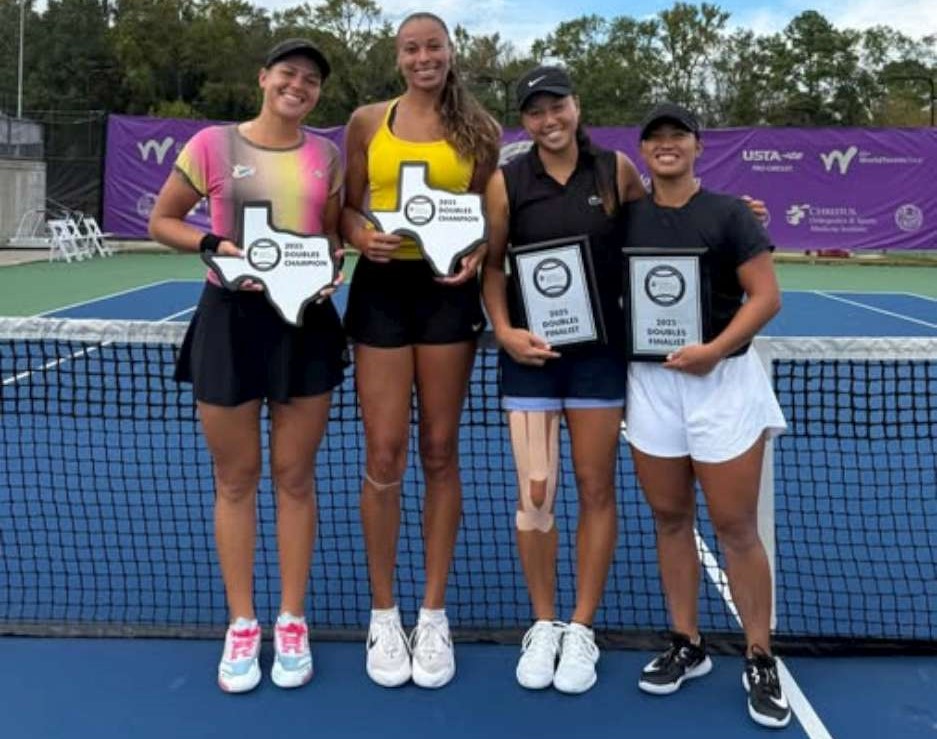 Szósty deblowy triumf w sezonie zapisała na swoim koncie Weronika Falkowska (LOTTO PZT Team/KS Górnik Bytom), zwyciężając w nocy z soboty na niedzielę w turnieju ITF W100 na twardych kortach w Tyler. Fot. Archiwum prywatne W. Falkowska