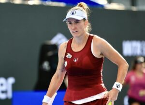 Katarzyna Kawa przegrała z Amerykanką Katie Volynets w pierwszej rundzie turnieju WTA 250 Guangzhou Open 2025. Fot. Medias społecznościowe K. Kawa