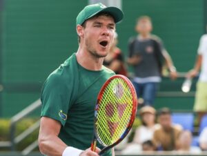 Kamil Majchrzak pokonał Brandona Nakashimę w drugiej rundzie turnieju w Szanghaju. Fot. Rolex Shanghai Masters 2025/ATP Tour